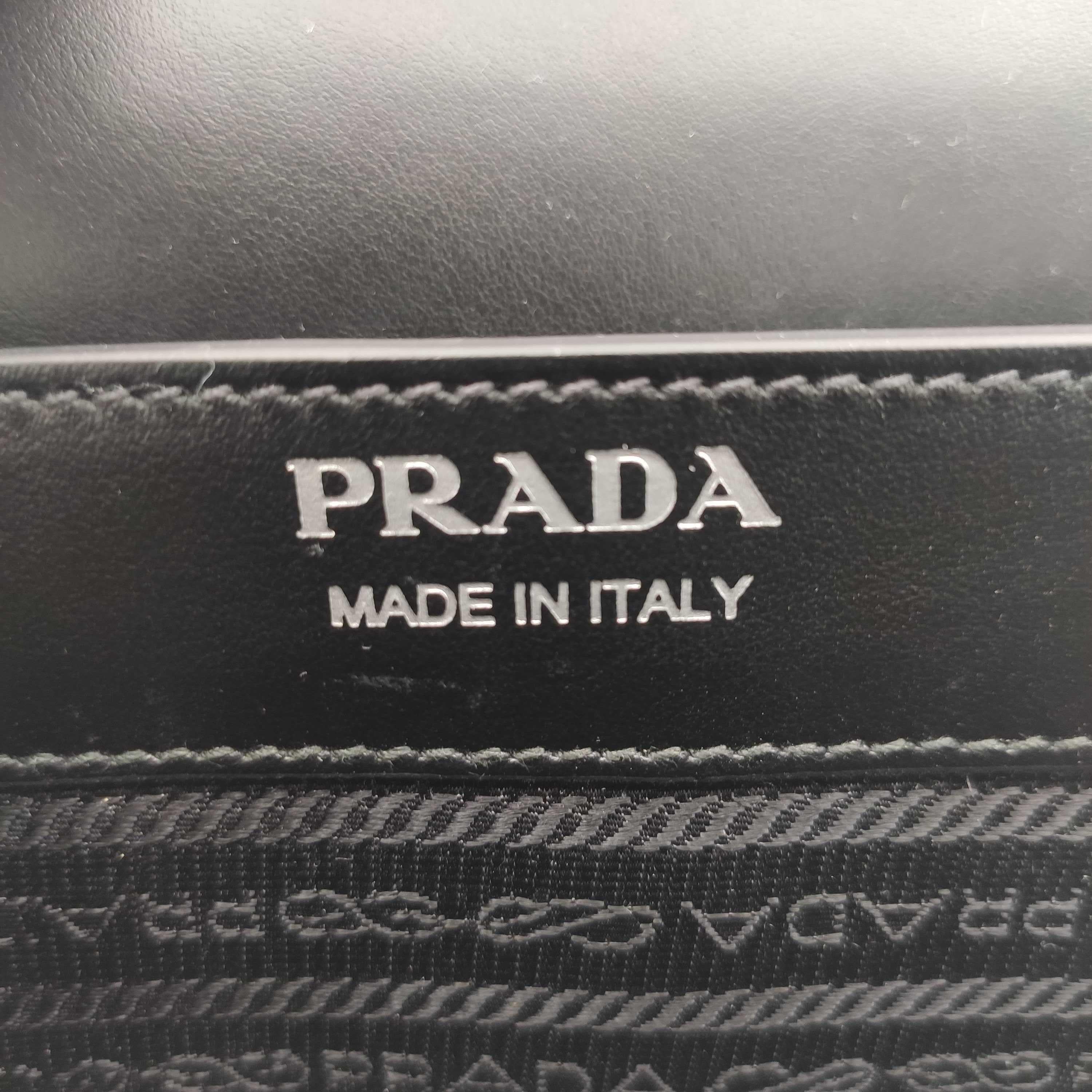 PRADA Shoulder bag in Black Canvas 3