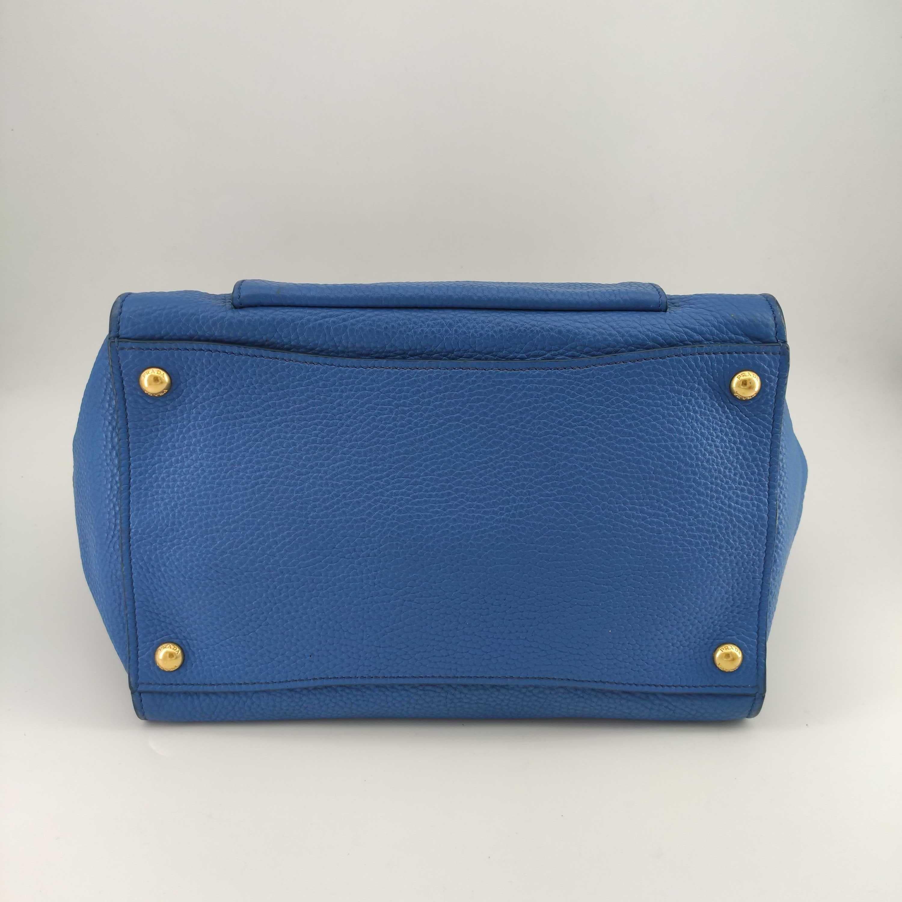 Women's PRADA Shoulder bag in Blue Leather