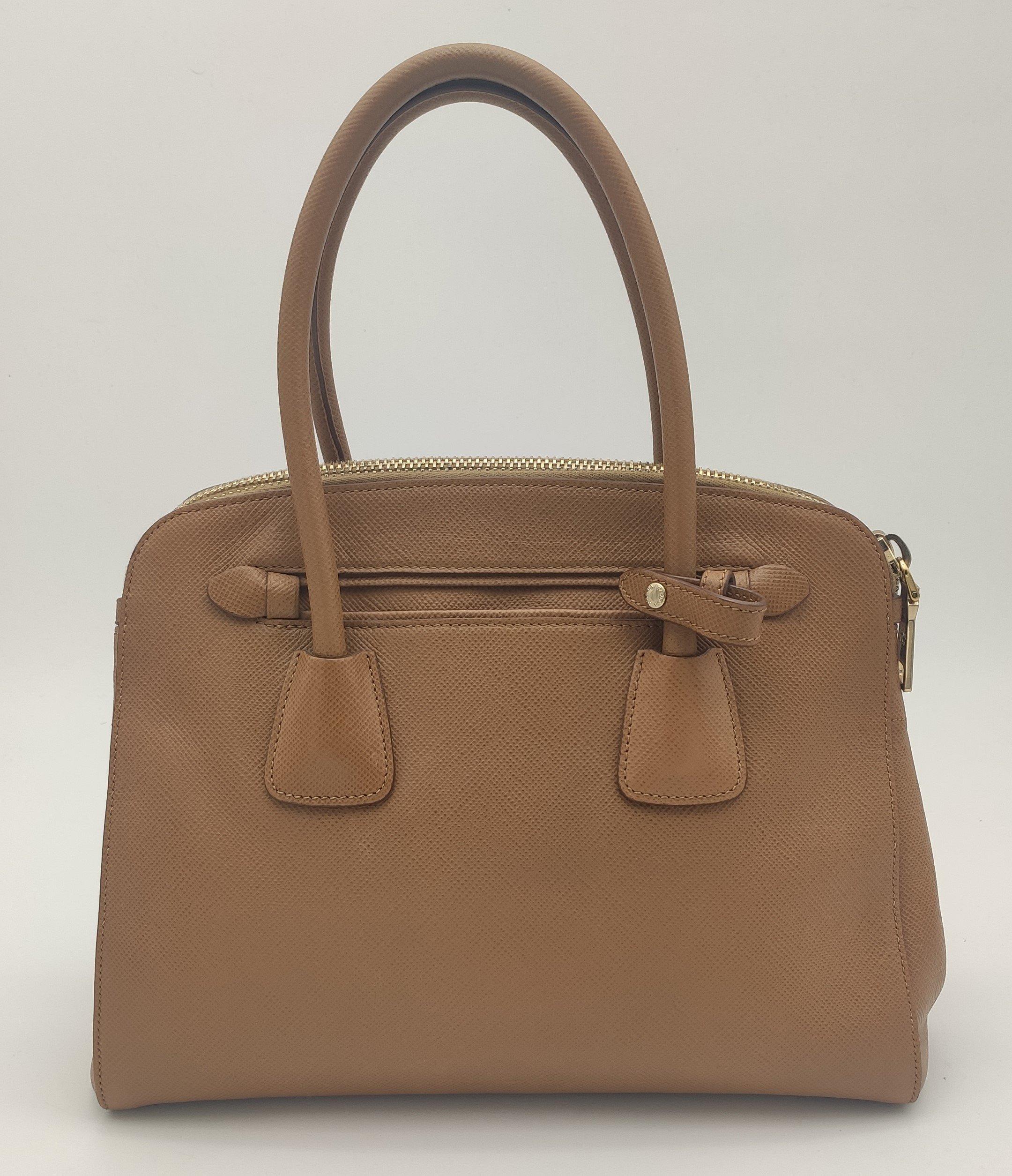 prada brown leather bag