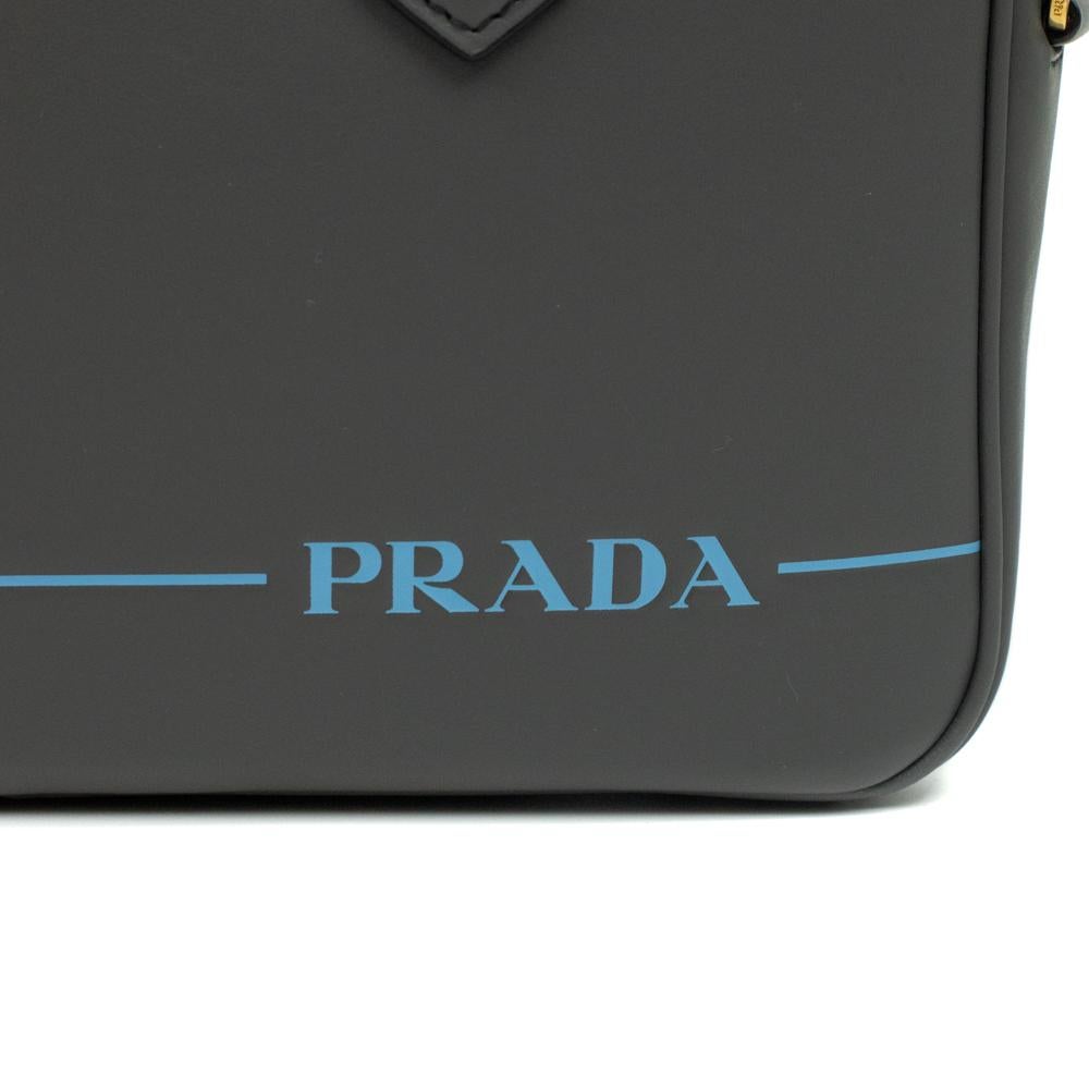 PRADA Shoulder bag in Grey Leather 5