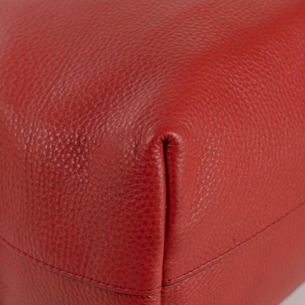 PRADA Shoulder bag in Red Leather 5