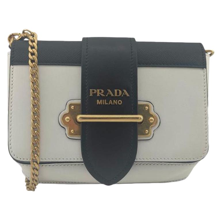 Prada Gray Fori Tote Bag at 1stDibs