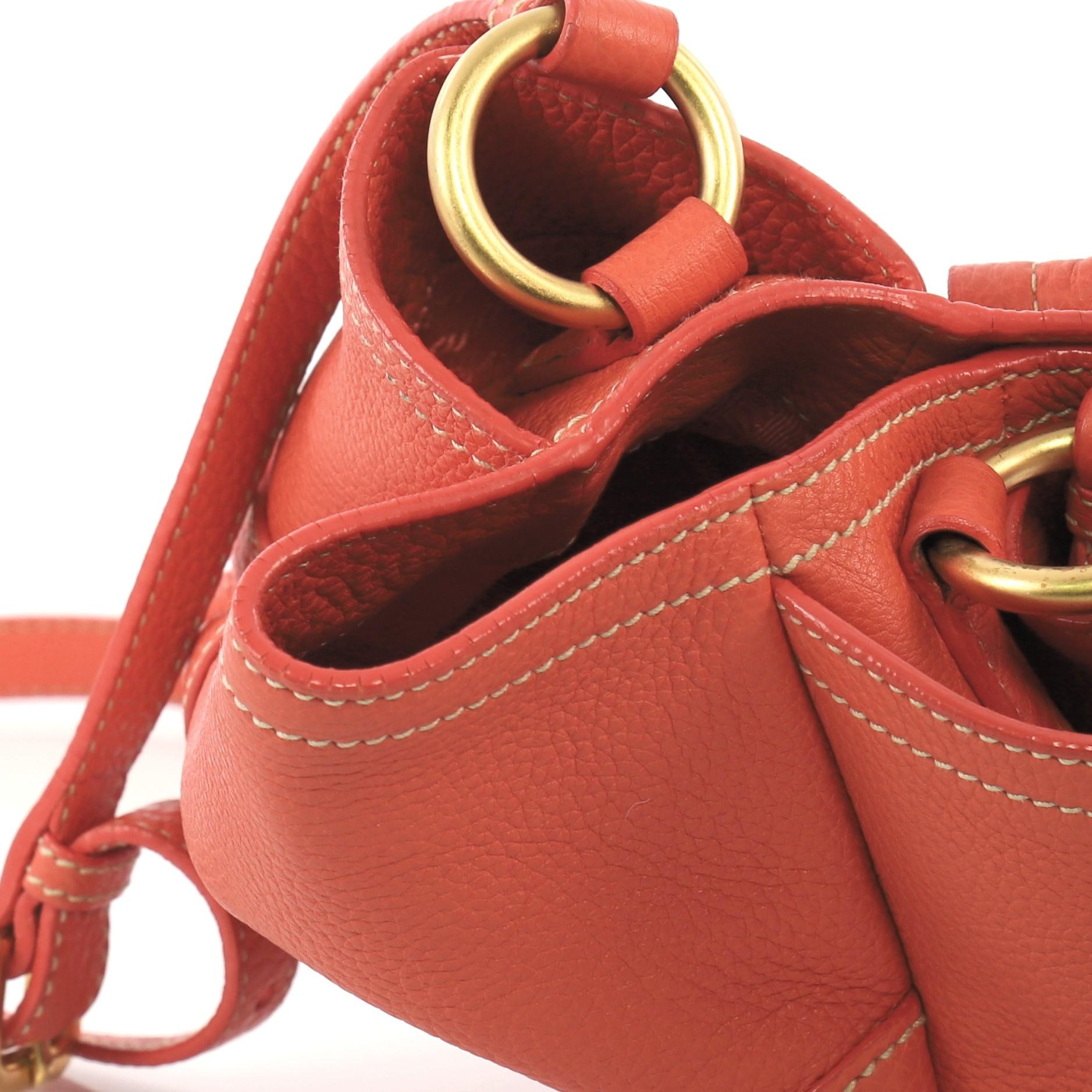 Prada Side Pocket Crossbody Bag Vitello Daino Mini 2