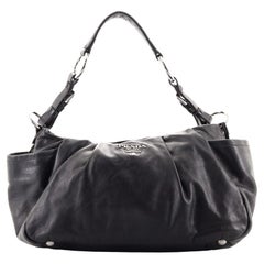 Prada Side Pocket Hobo Soft Calf Medium