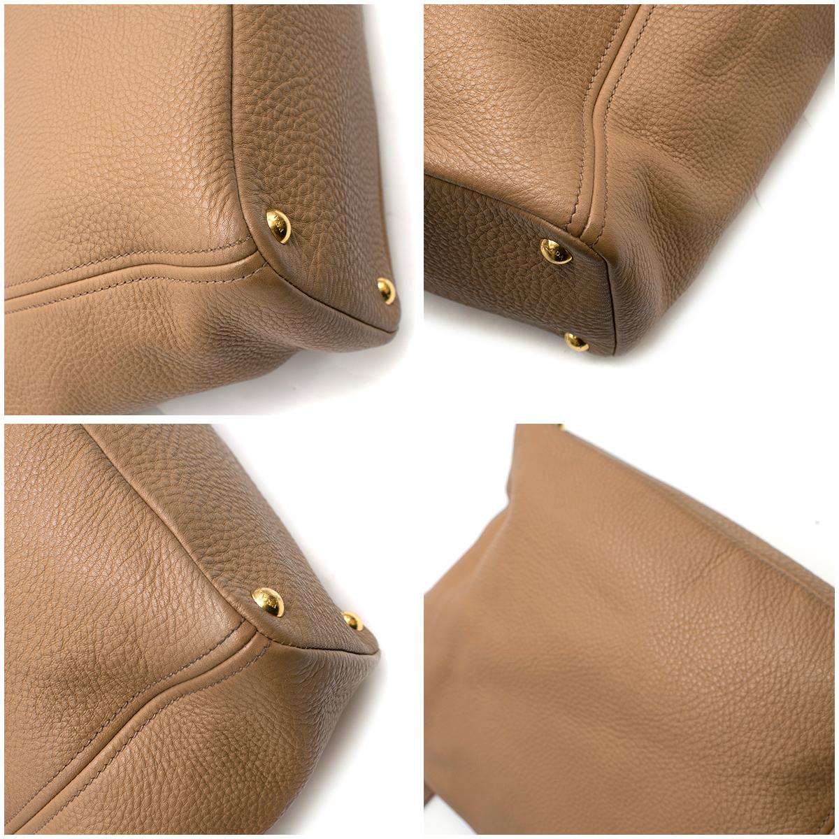 Women's Prada Side Pocket Zip Vitello Daino