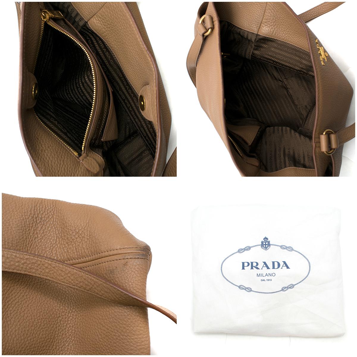 Prada Side Pocket Zip Vitello Daino 2