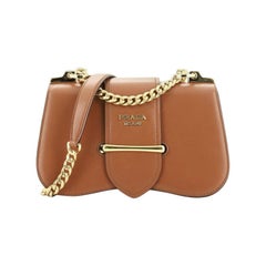 Prada Sidonie Chain Shoulder Bag City Calf Medium