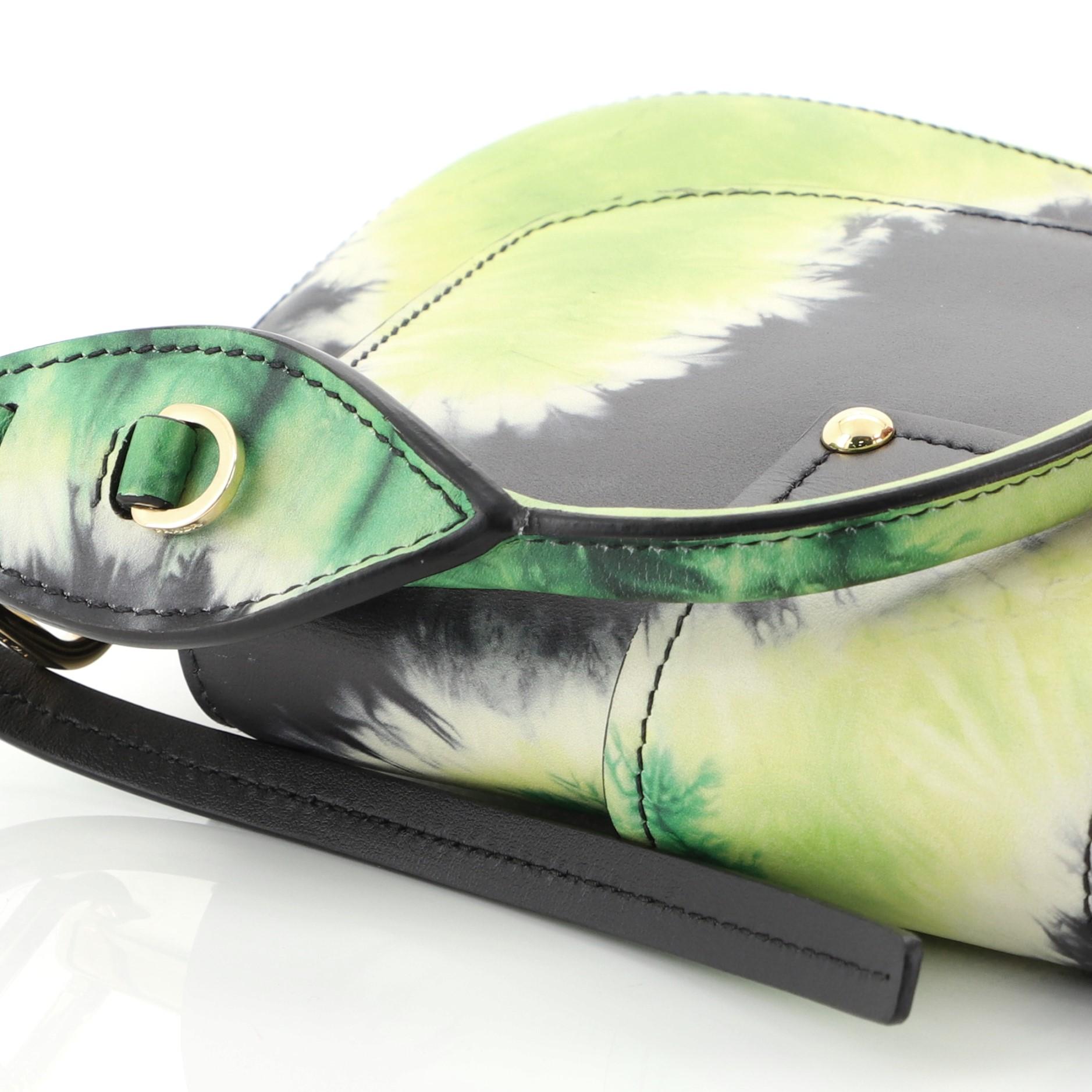 Prada Sidonie Shoulder Bag Printed Leather Medium In Good Condition In NY, NY