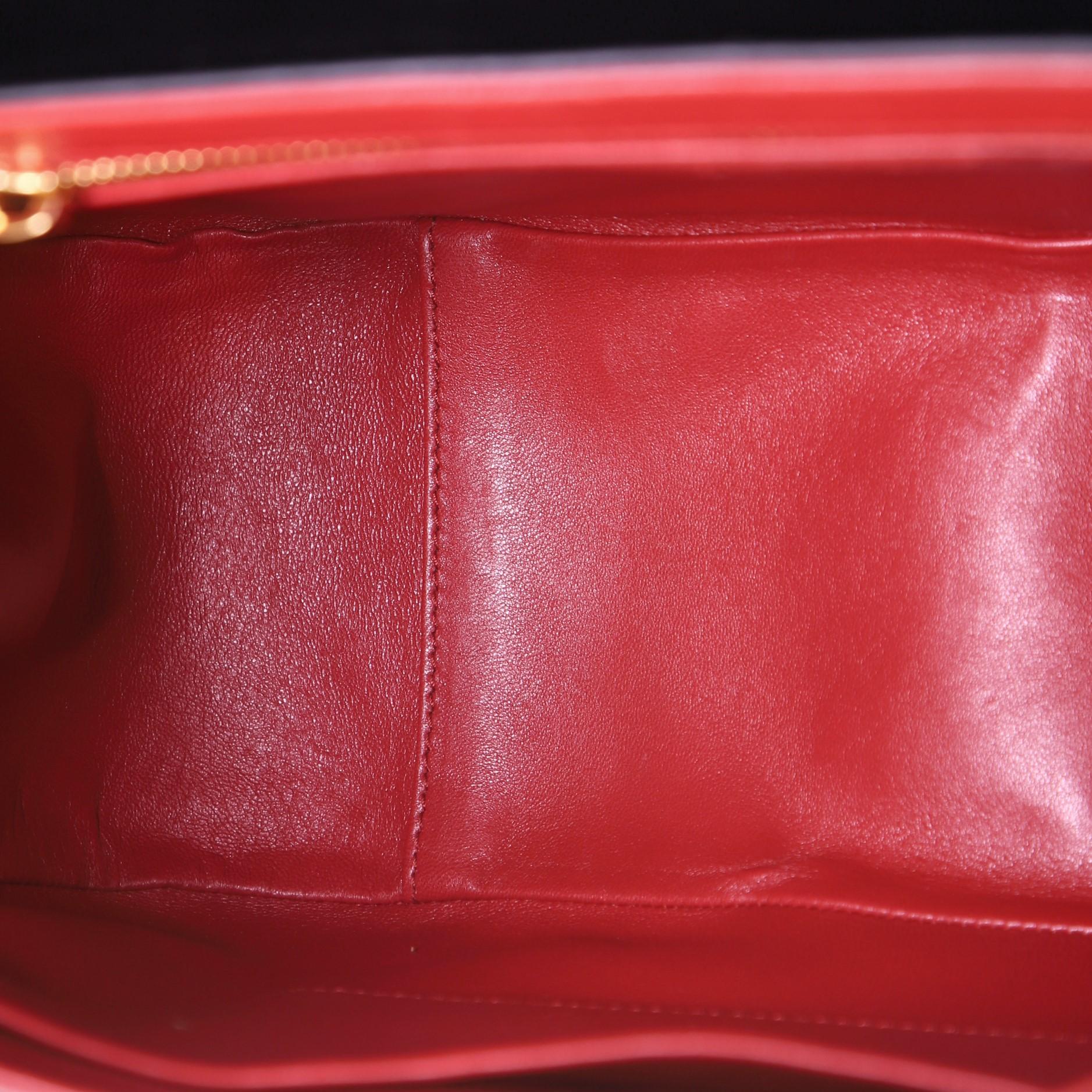 Black Prada Sidonie Top Handle Bag Saffiano Leather Large