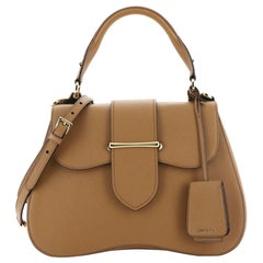 Prada Sidonie Top Handle Bag Saffiano Leather Large