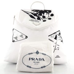 Prada Signaux Backpack Printed Nylon