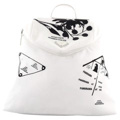 Prada Signaux Rucksack aus bedrucktem Nylon