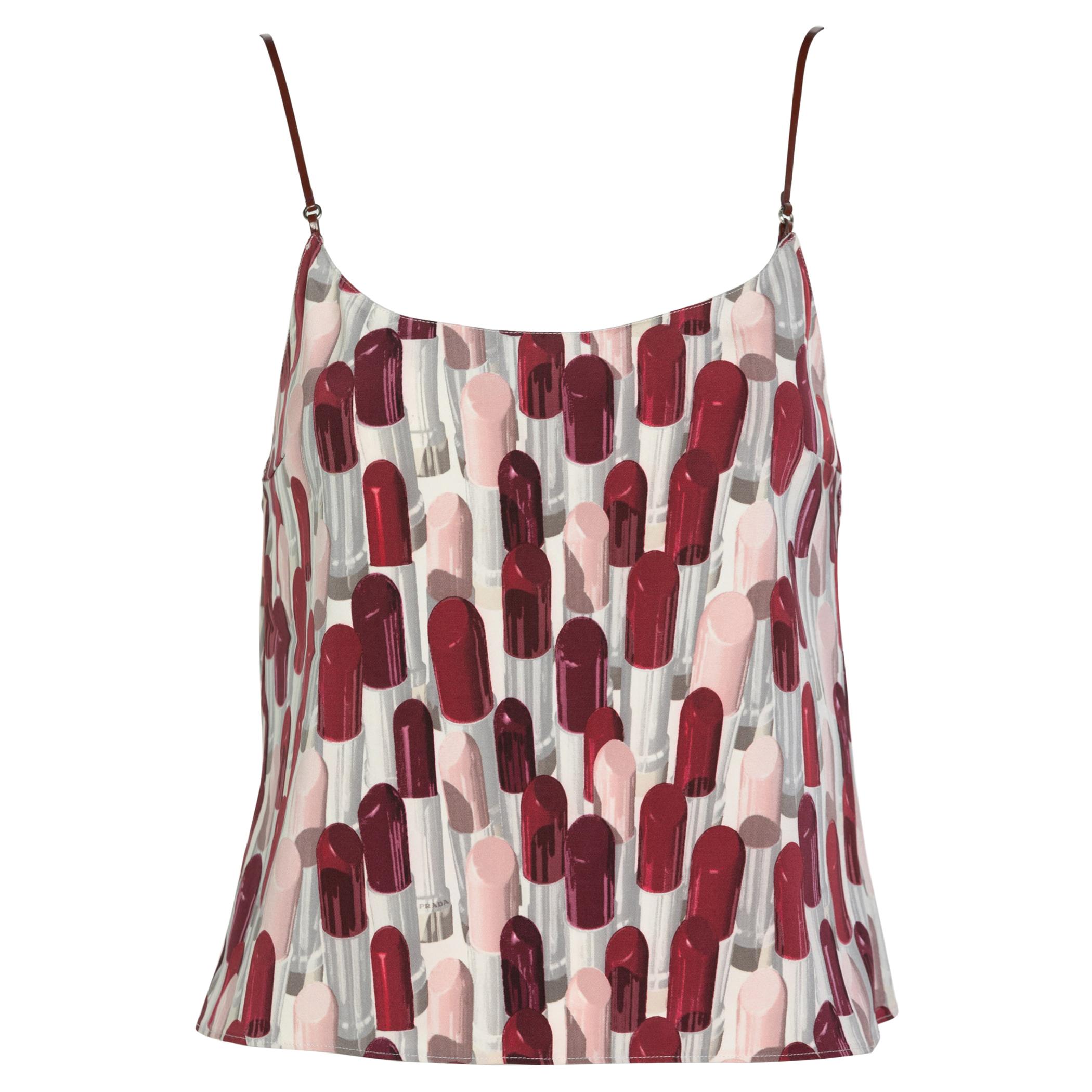 Prada lipstick shirt hotsell