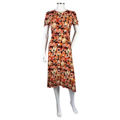Robe en soie à coquelicot de Prada, FW 2000