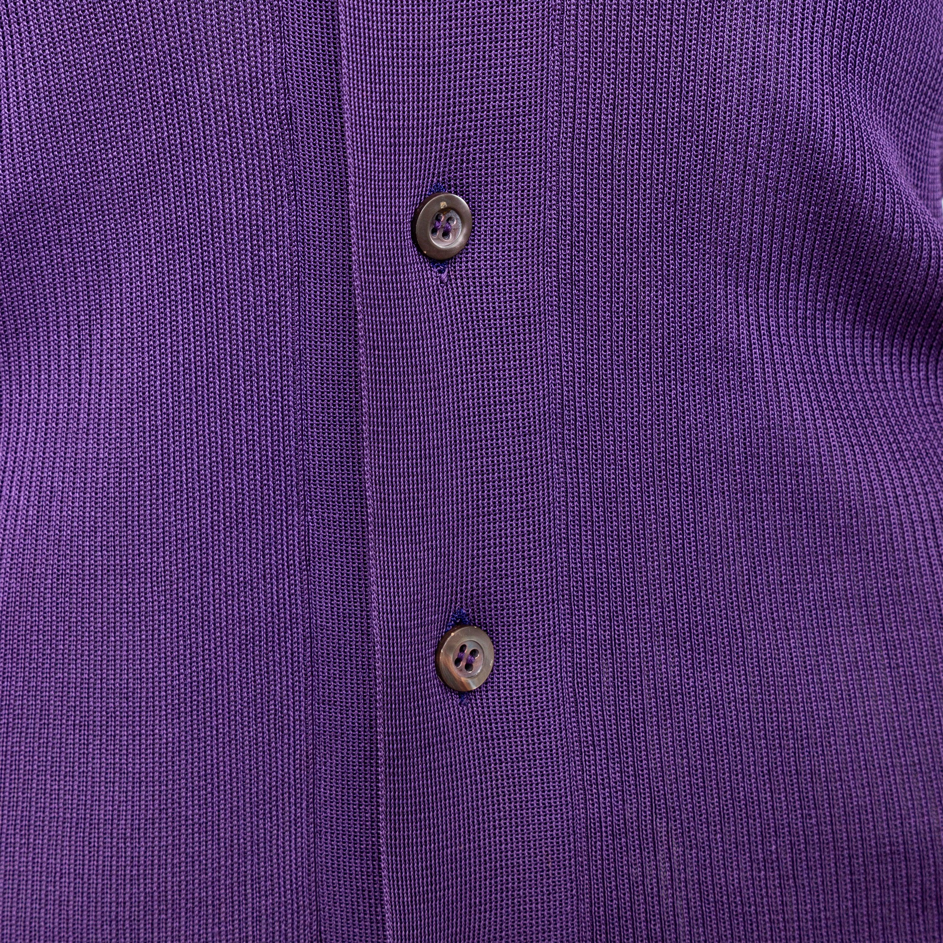 Prada Silk Ribbed Top - '10s In Excellent Condition For Sale In Milano, IT