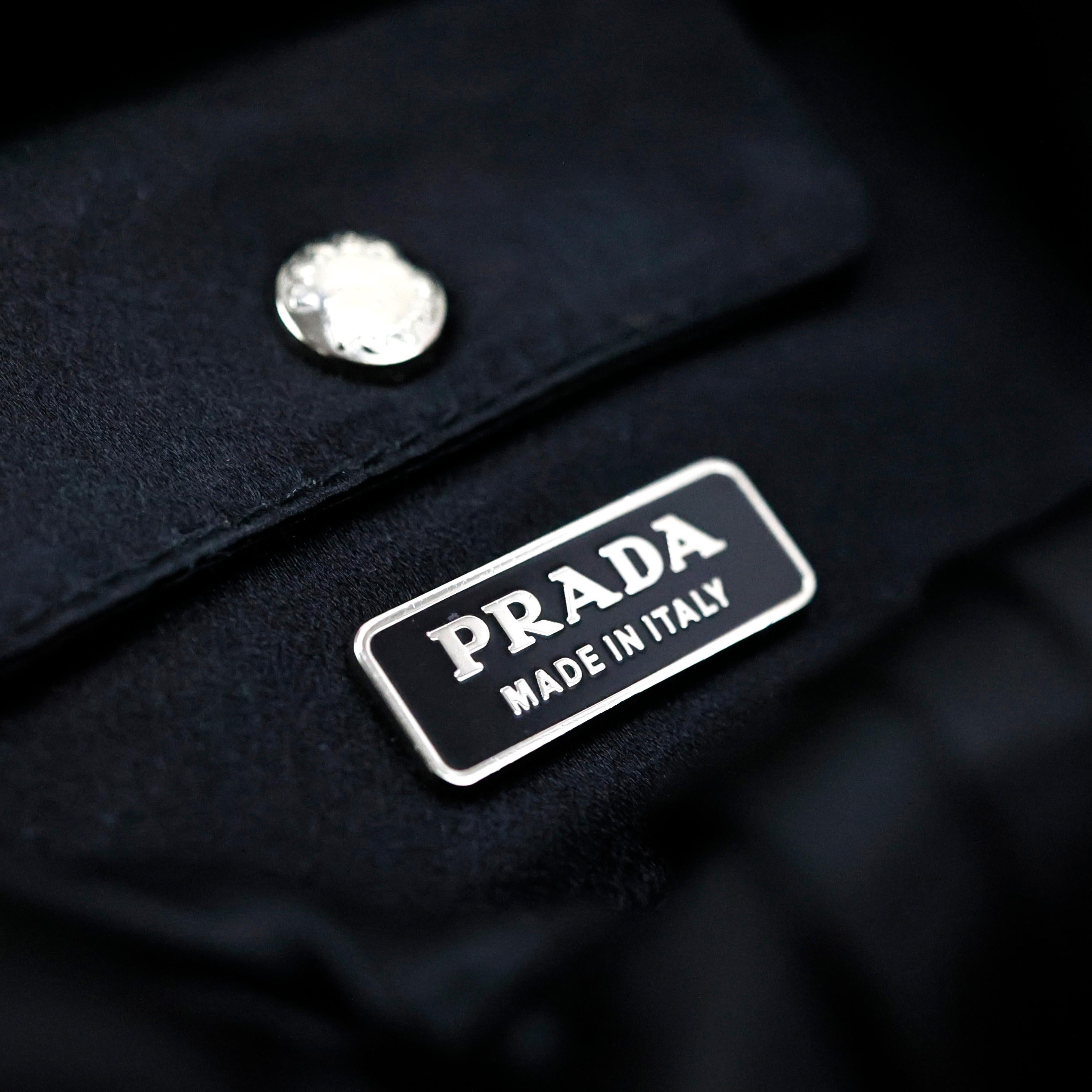 Prada Silk Ring Handle Bag For Sale 2