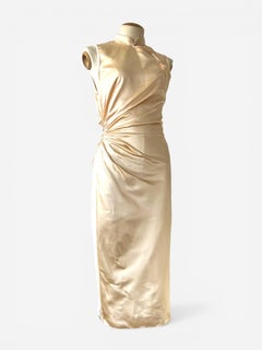 Prada silk ruched dress, Spring Summer 2002