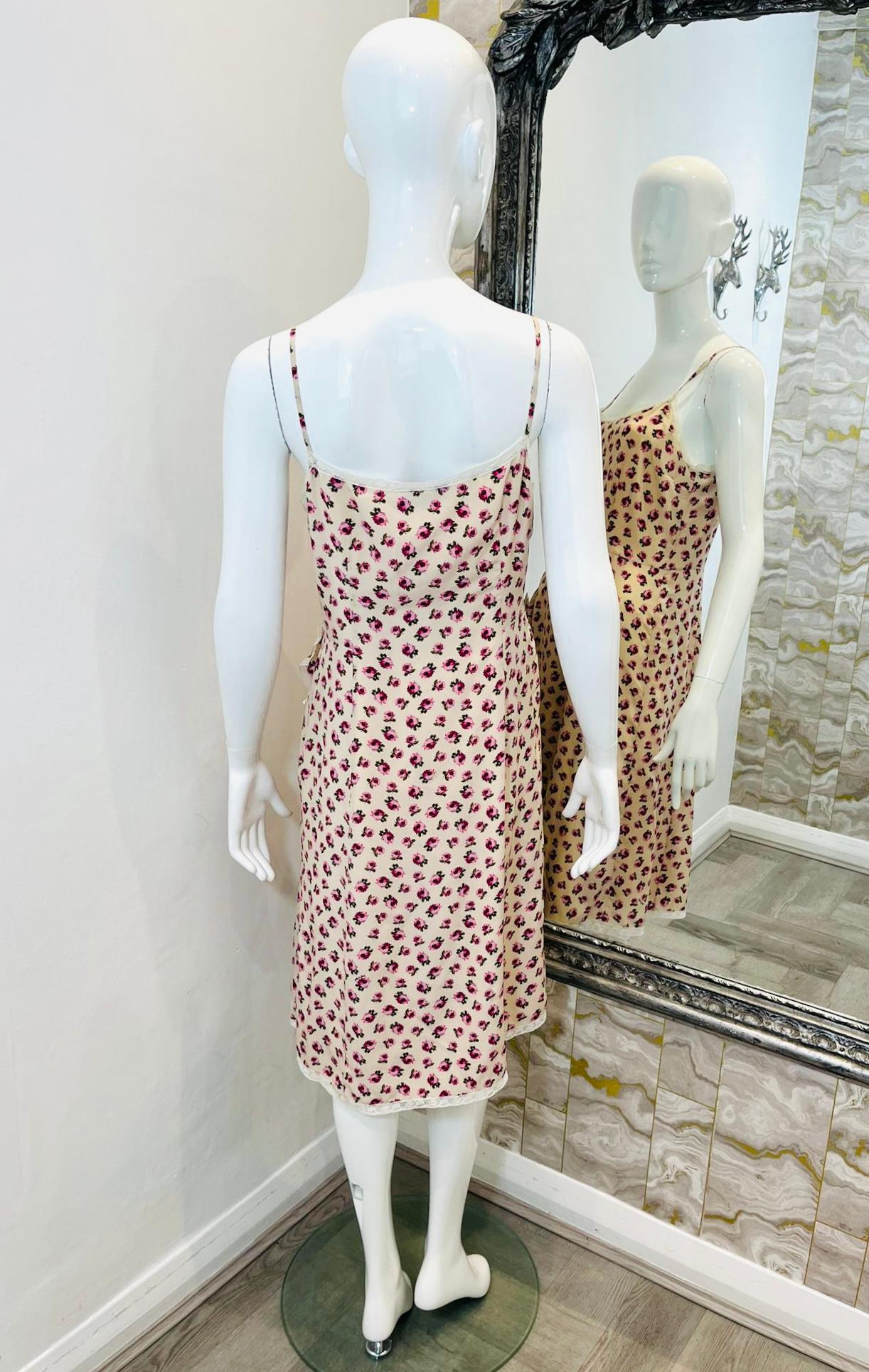 Women's Prada Silk Ruffle Dress