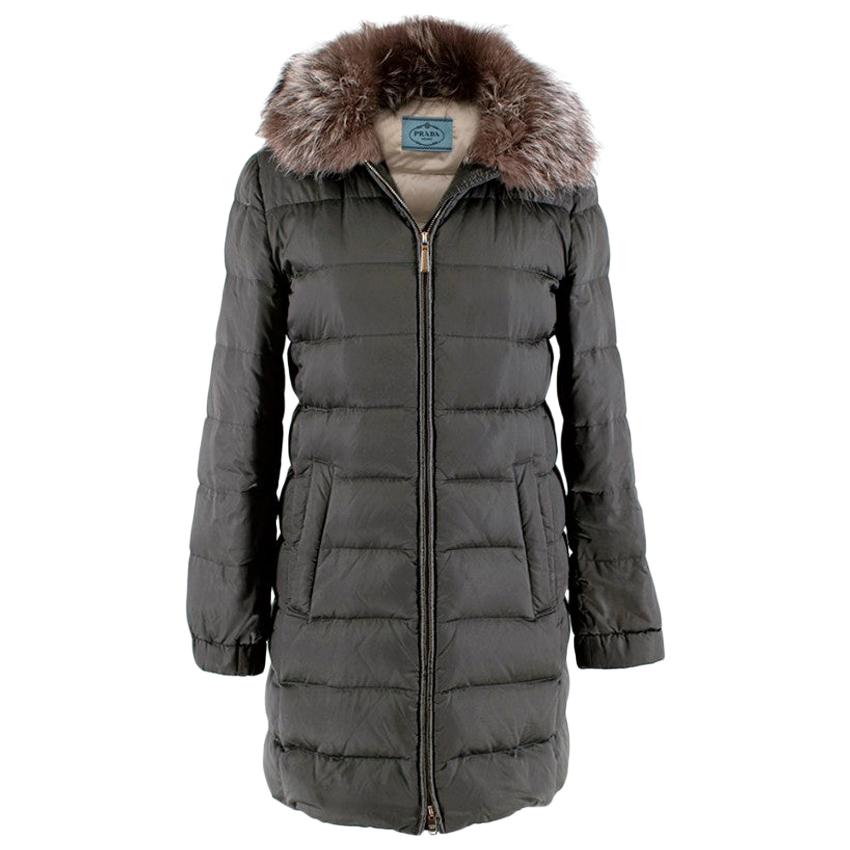 fox fur puffer coat