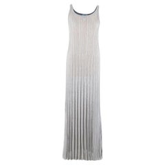 Prada silver knit dress