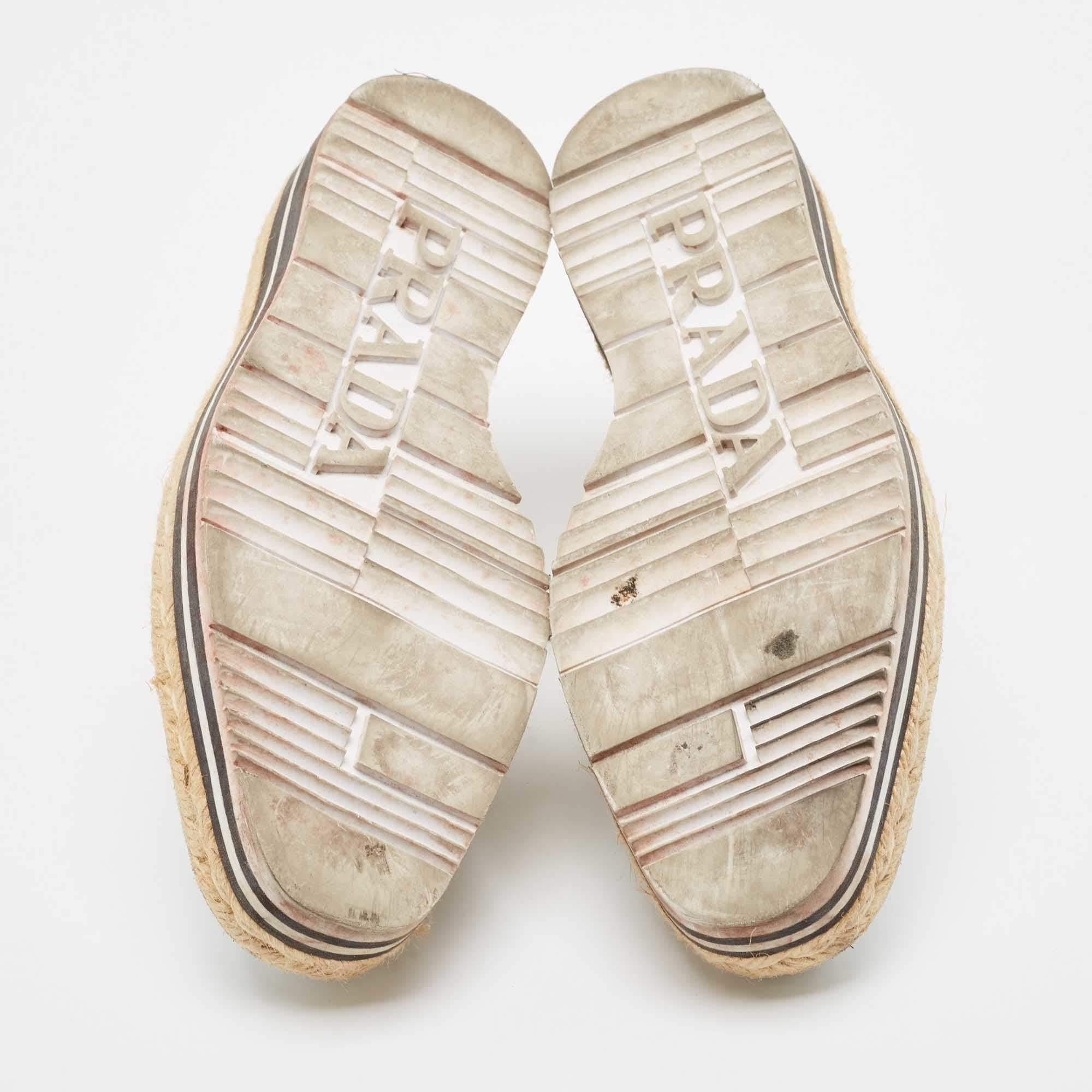 Prada Silver Leather Brogues Oxford Sneakers Size 38 1