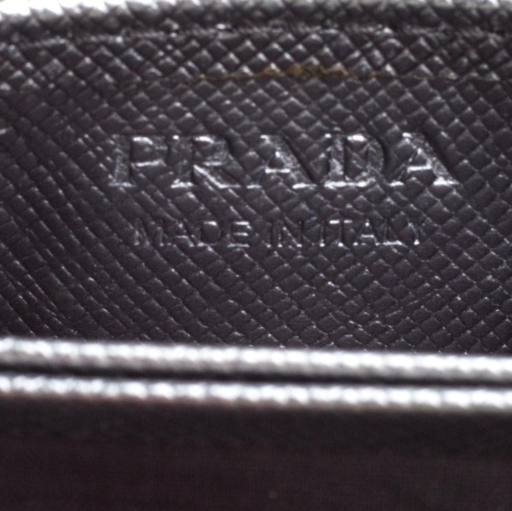 prada card holder silver