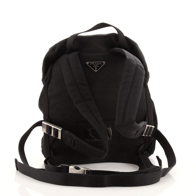 Prada Single Buckle Pocket Backpack Tessuto Small For Sale at 1stDibs