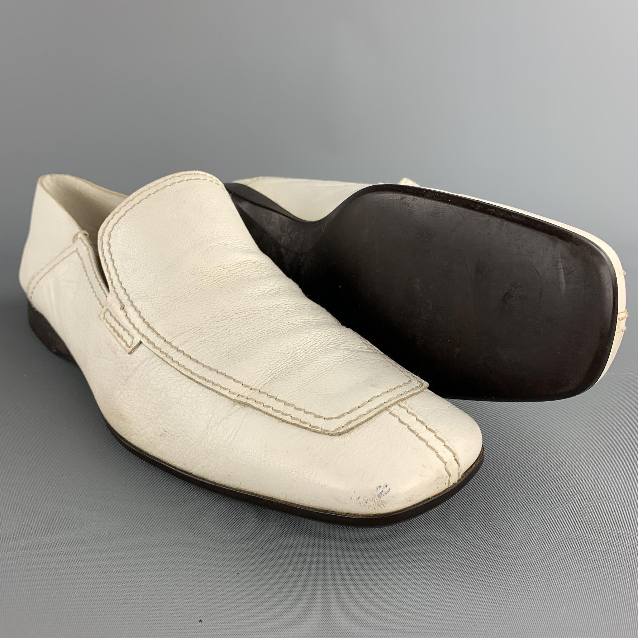 prada split sole loafers