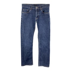 PRADA Size 30 x 30 Indigo Stonewash Denim Button Fly CLASSIC FIT Jeans
