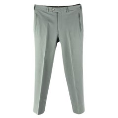 PRADA Size 32 Grey Polyester Blend Flat Front Dress Pants