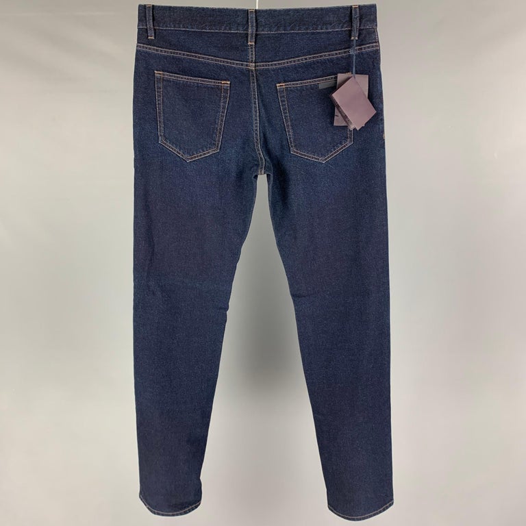 Louis Vuitton Brown Monogram Denim Jeans - For Sale on 1stDibs