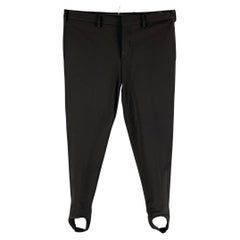 PRADA Size 36 Black Nylon Blend Jodhpurs Dress Pants