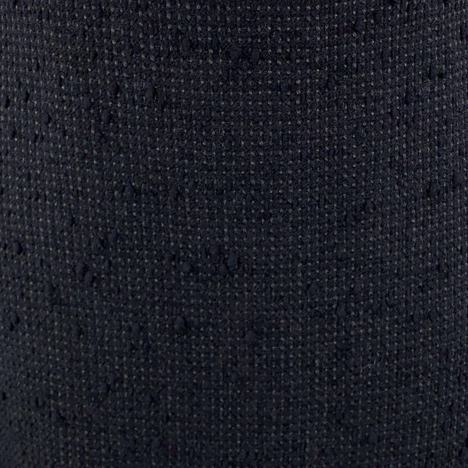 PRADA Größe 6 Navy Baumwolle Mischung strukturierte Tweed Spitze Trime A Line Rock im Zustand „Gut“ im Angebot in San Francisco, CA