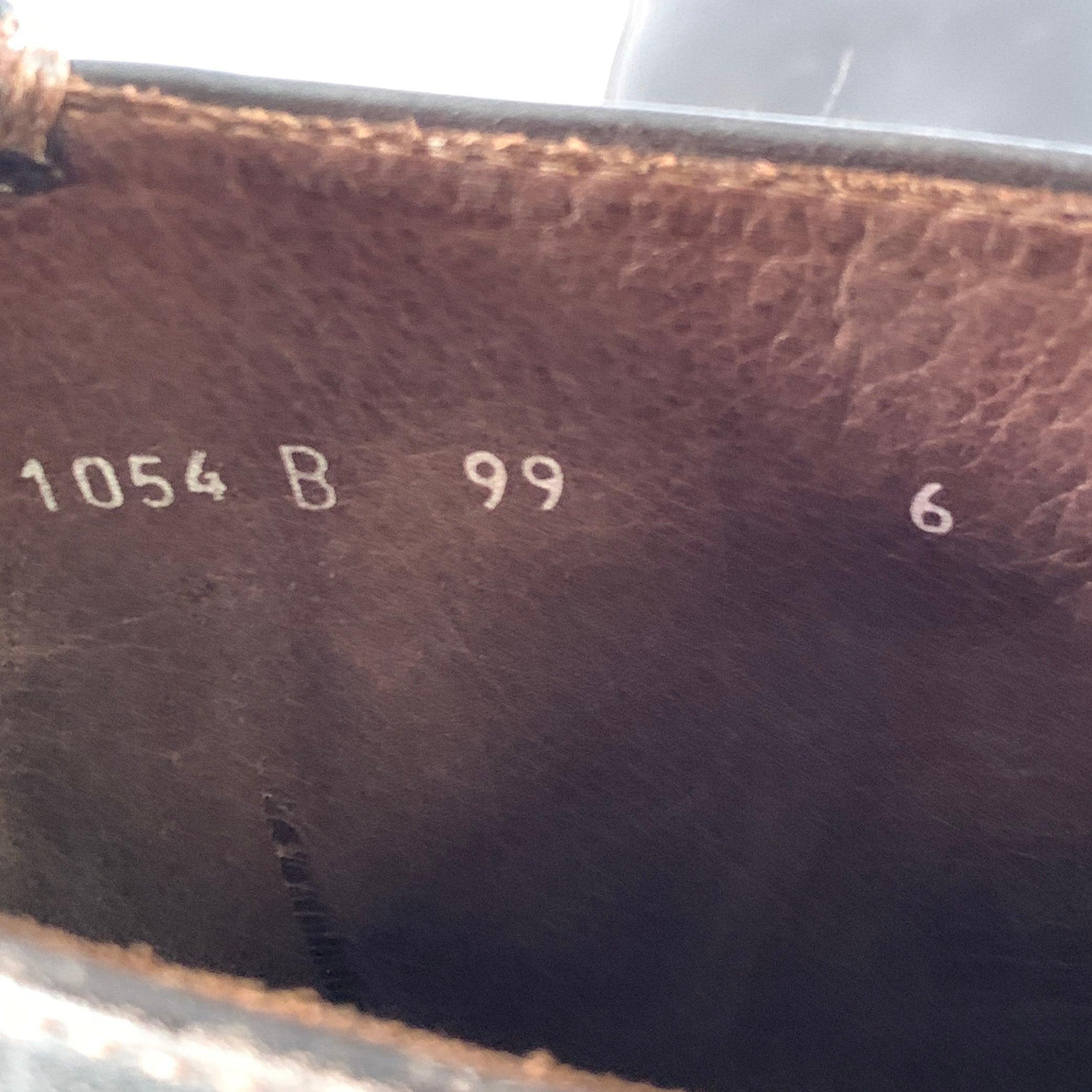 PRADA Size 7 Brown Leather Hook Loop Engineer Boots For Sale 3