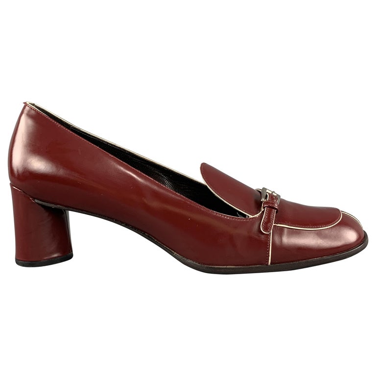 prada loafer heels