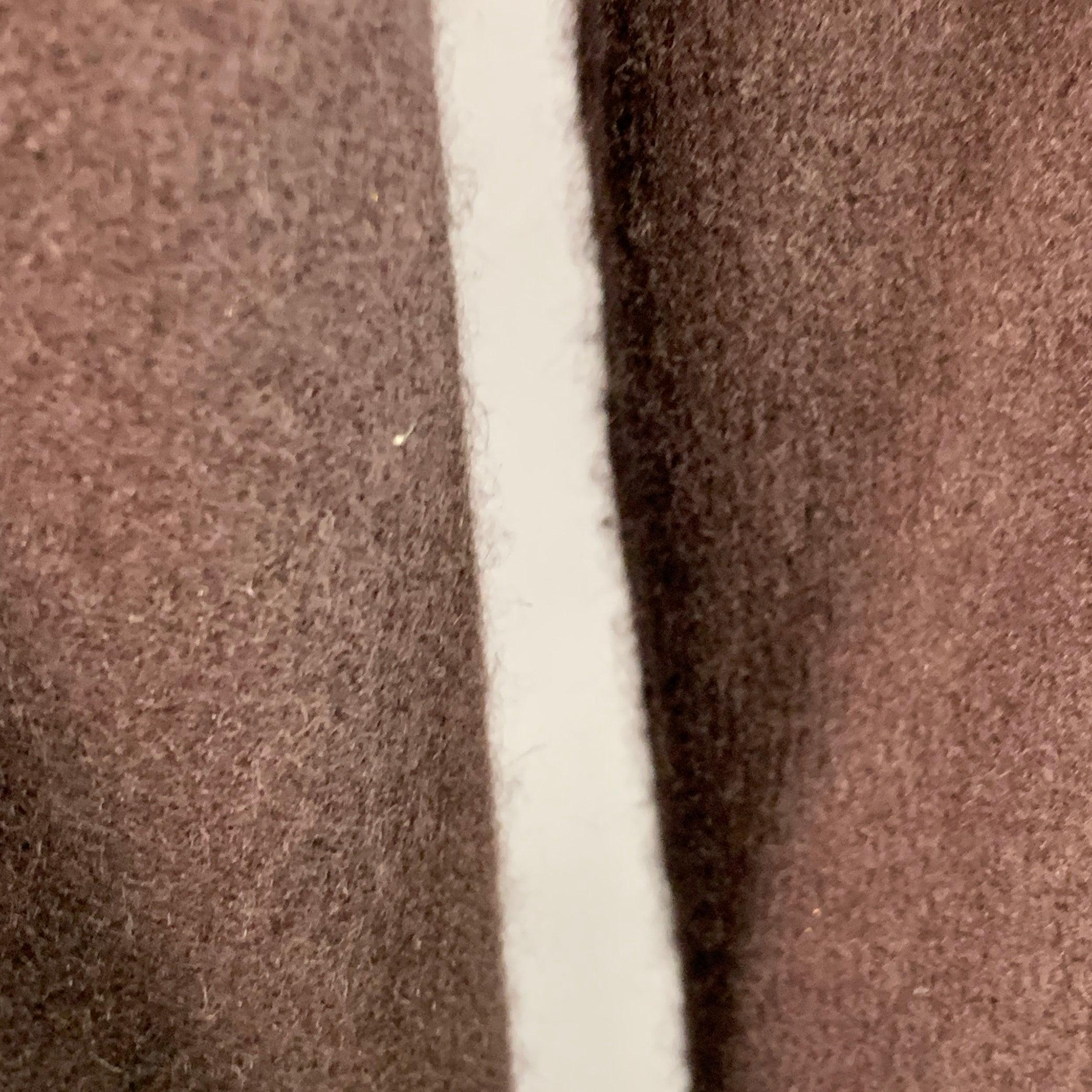 PRADA Talla L Chaqueta de punto marrón de cachemira con cuello redondo en venta 1