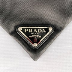 PRADA Size M Black Nylon Pet Bandana