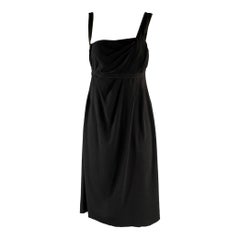 PRADA Size M Crepe P3772 Midi Knee-Length Dress