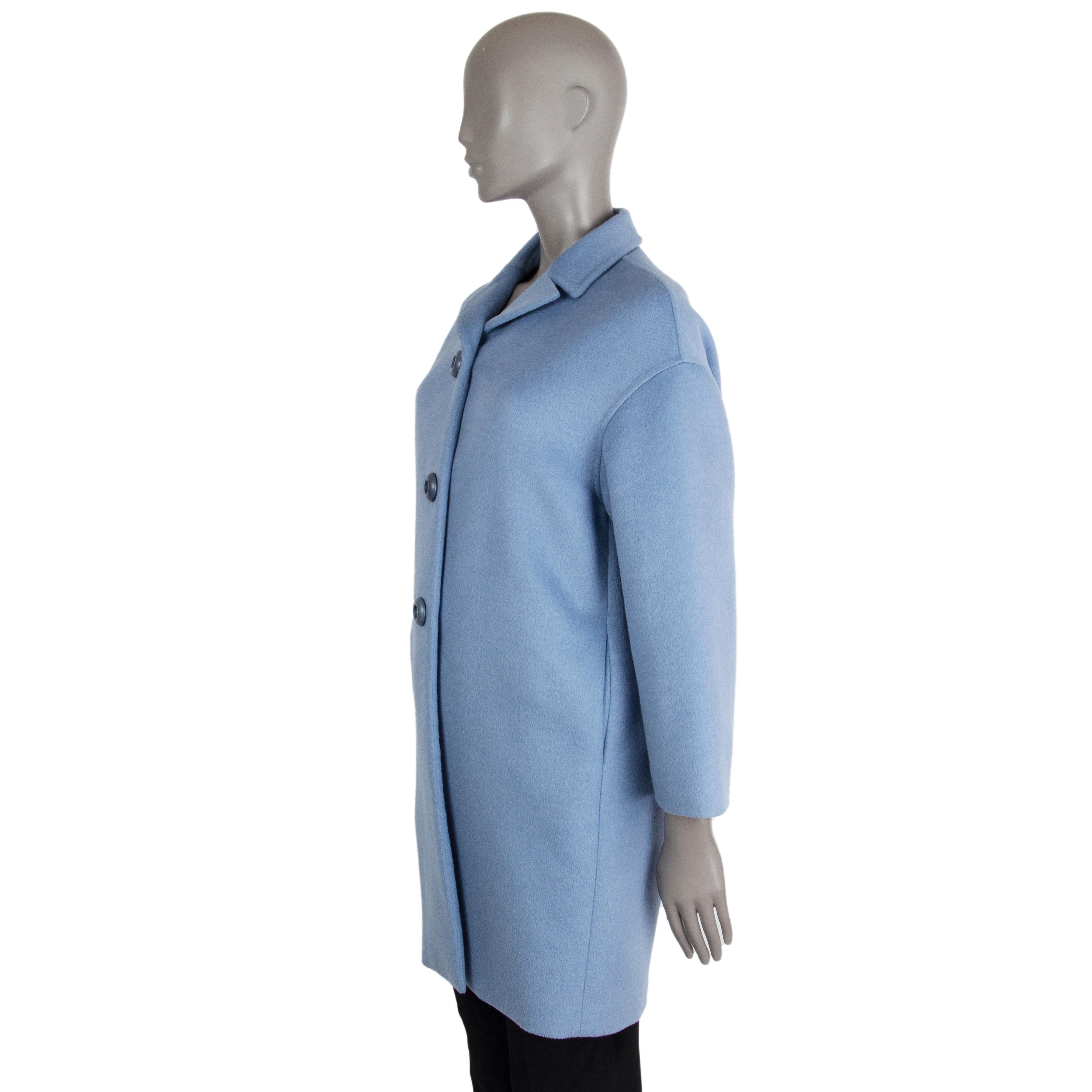 baby blue prada coat