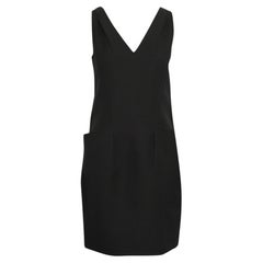 Prada Sleeveless Sheath Dress with Pockets in Black Cotton