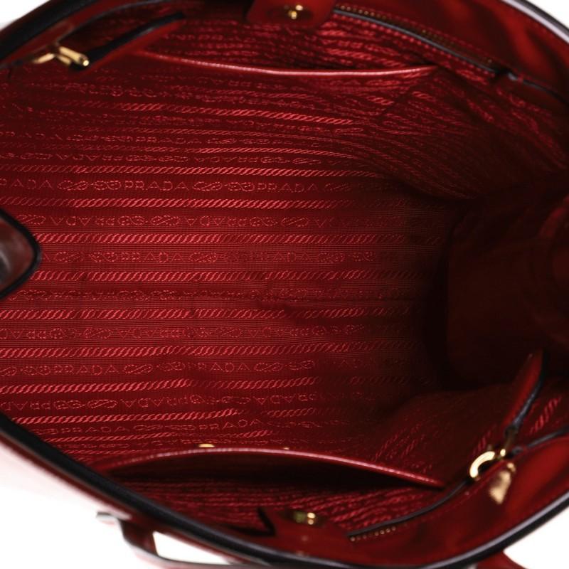 Prada Slim Convertible Tote Vernice Saffiano Leather Medium 1
