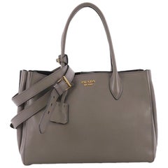 Prada Soft Bibliotheque Handbag City Calfskin Medium