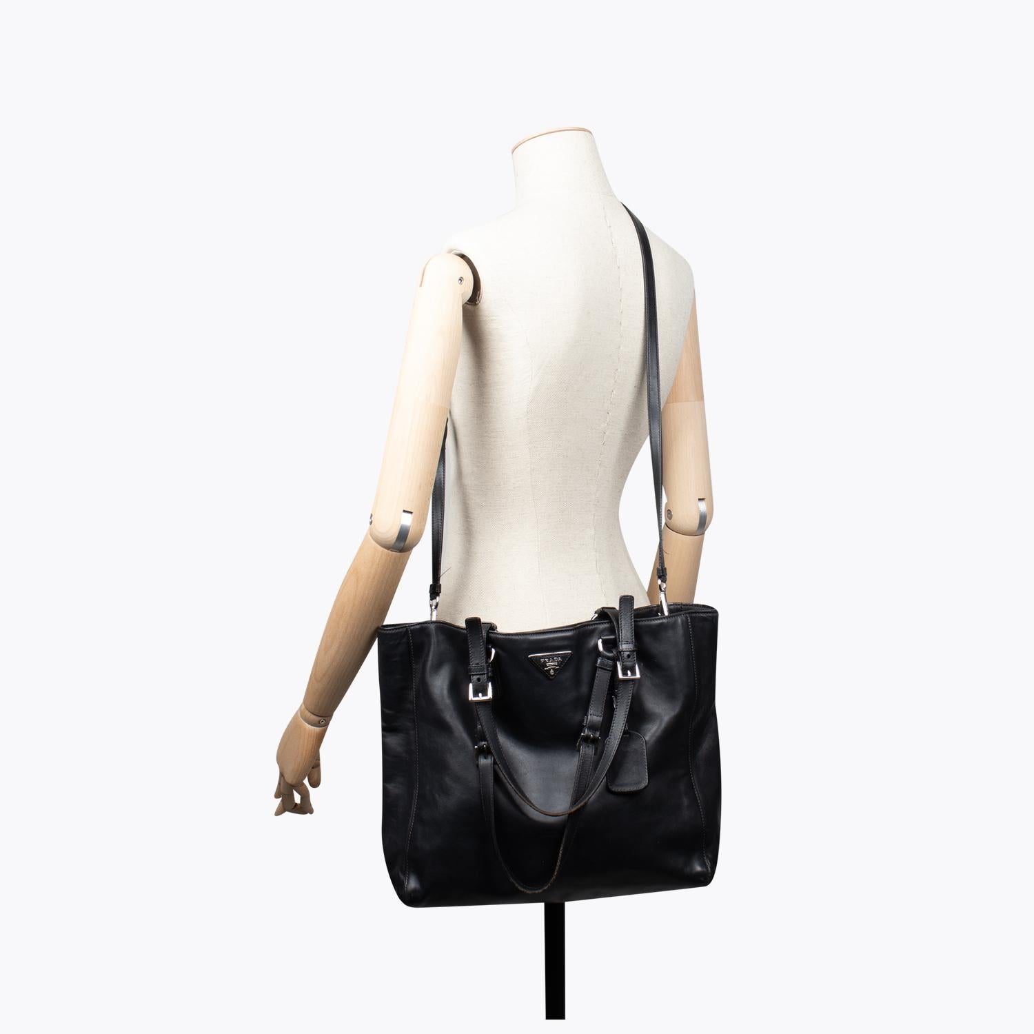 Prada Soft Calf Tote For Sale 7