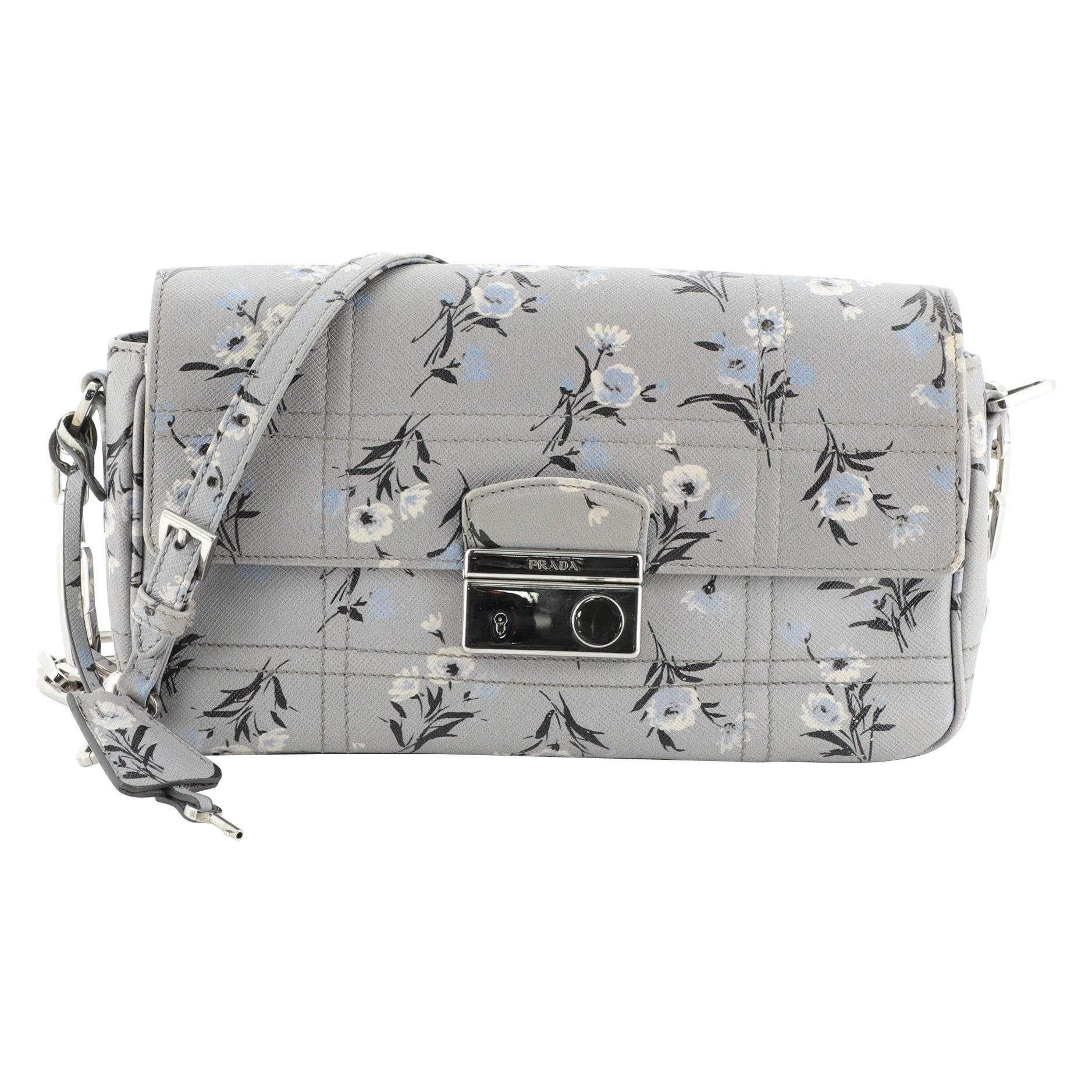 Prada Soft Sound Bag Printed Saffiano Small