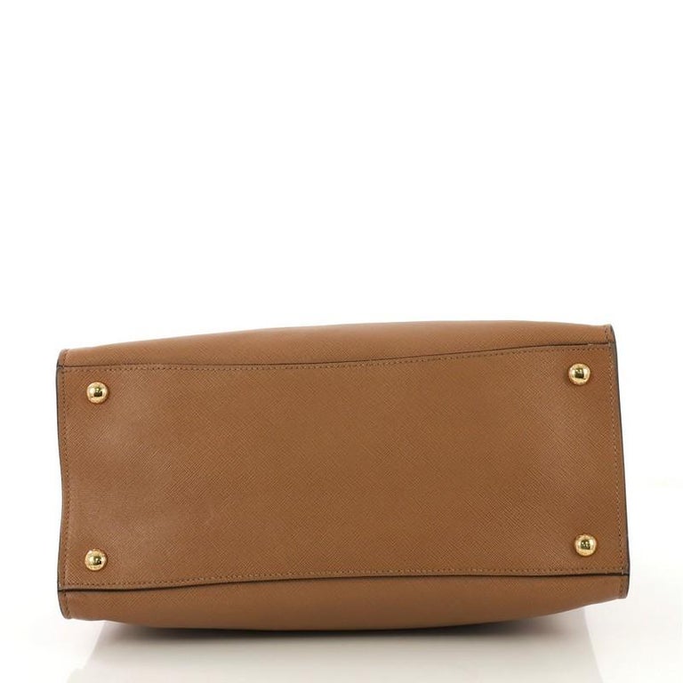 Prada Soft Triple Pocket Convertible Tote Saffiano Leather at 1stDibs