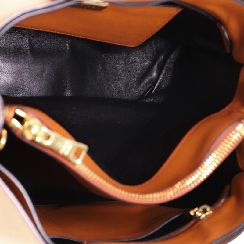 Prada Soft Triple Pocket Convertible Tote Saffiano Leather  1