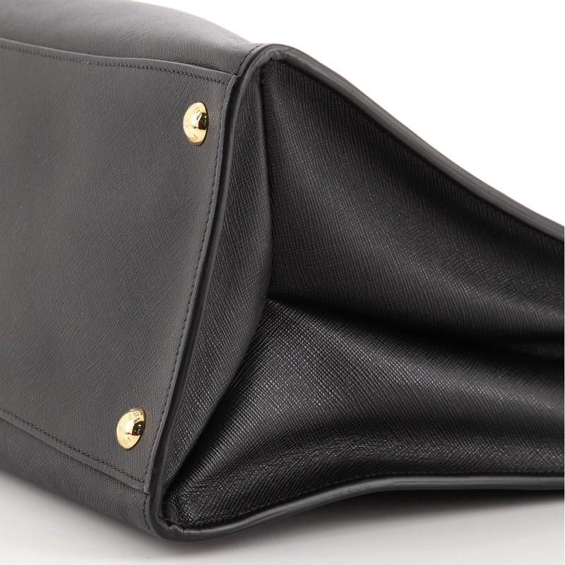 Women's or Men's Prada Soft Triple Pocket Convertible Tote Saffiano Leather