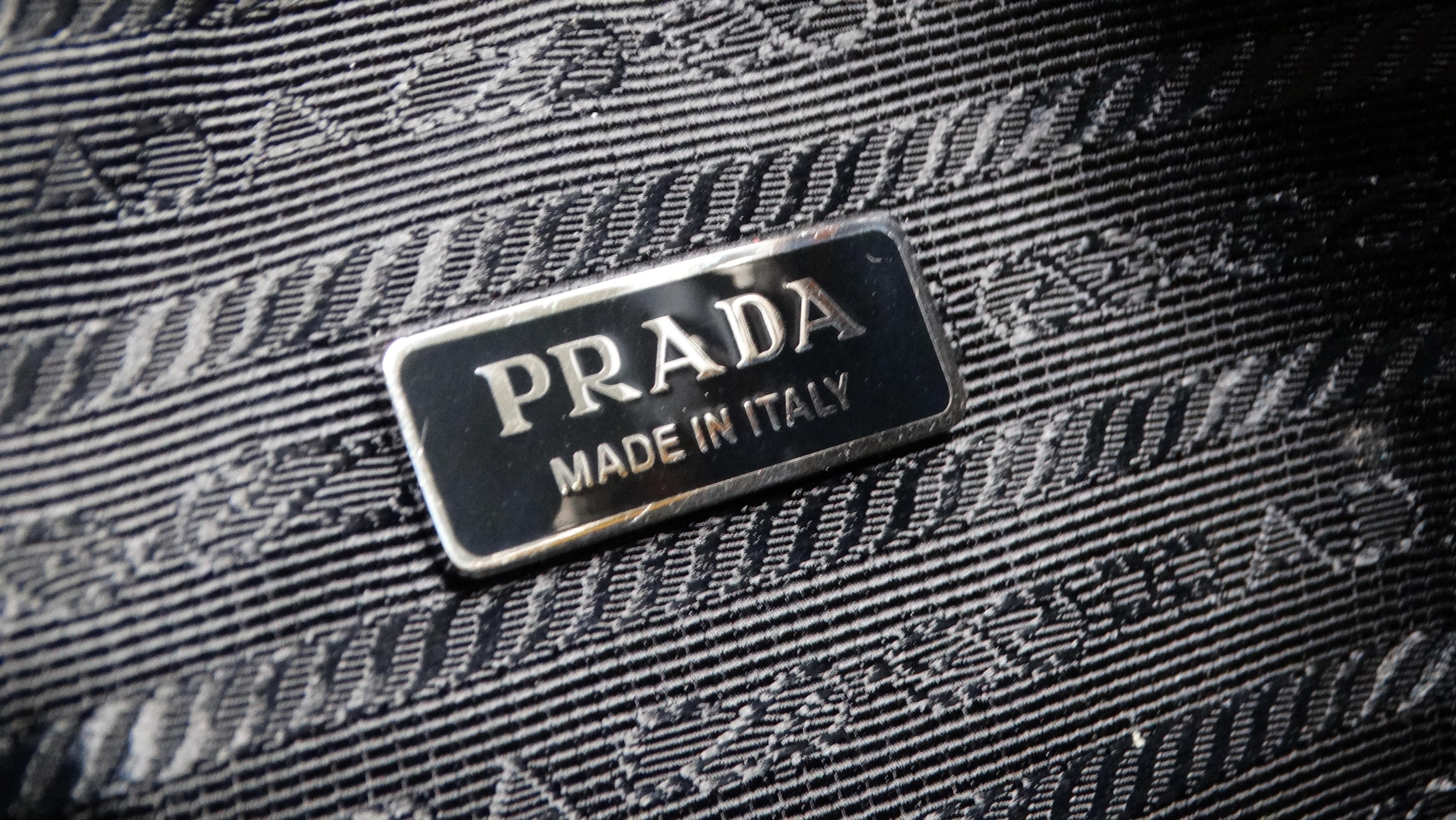 Prada Sole Grace Triangle Leather Pouch 4