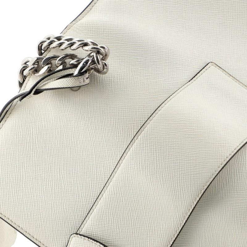 Women's or Men's Prada Sound Chain Shoulder Bag Saffiano Leather Small