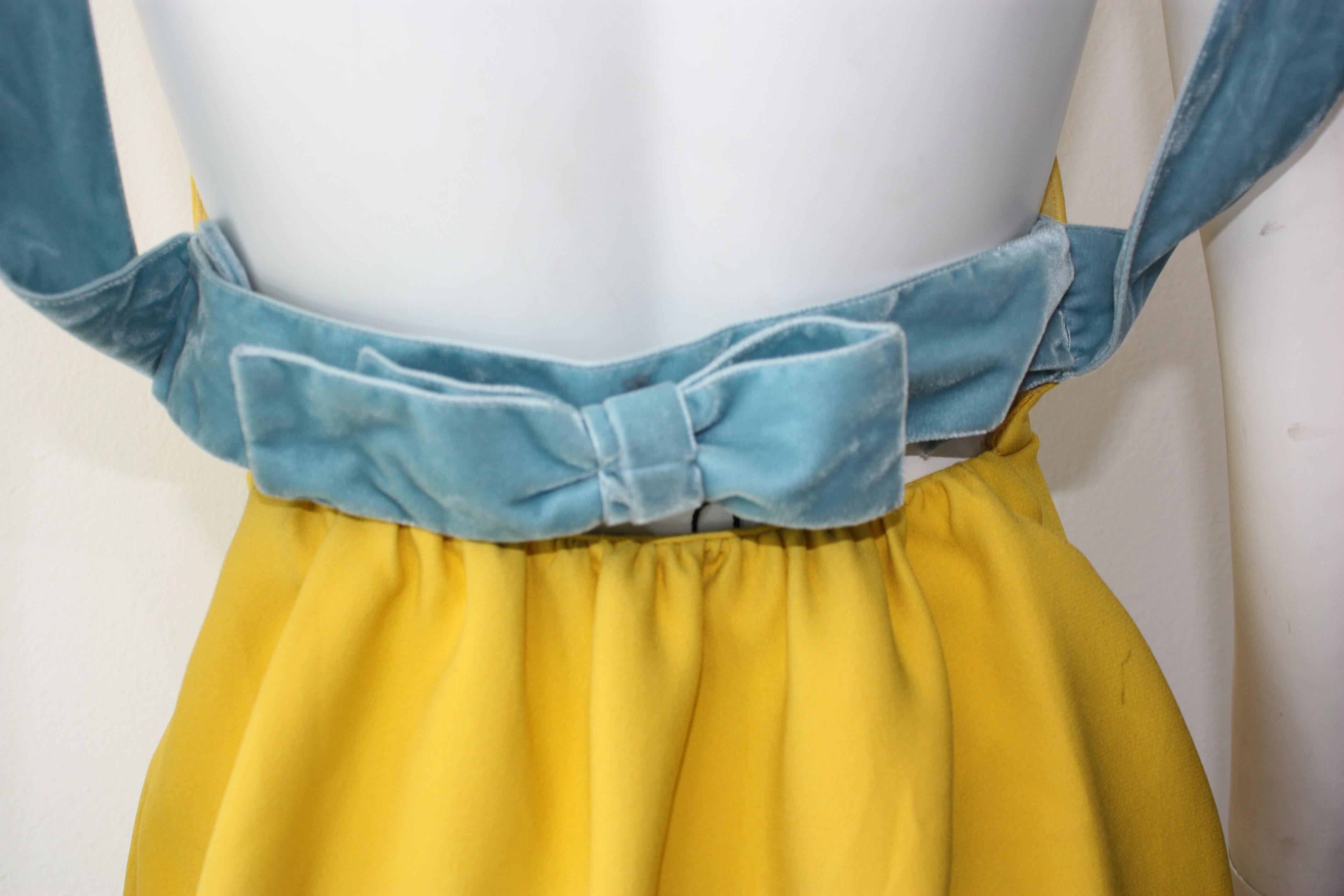 Women's Prada Special Yellow and Blue Edition Dress For Sale
